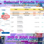 BUKTI JACKPOT SLOT WILD BANDITO TERPERCAYA DI INDONESIA TGL 01-01-2025