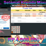 BUKTI JACKPOT SLOT MAHJONG WINS  TERPERCAYA DI INDONESIA TGL 01-01-2025